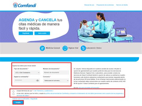 Pedir Citas Médicas en Comfandi EPS, Registrarse y。